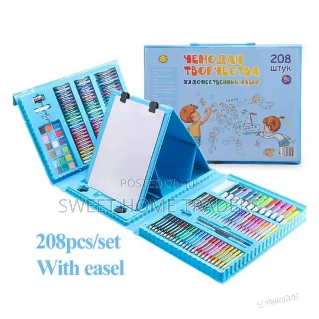 208pcs Art Kids Colouring Set
