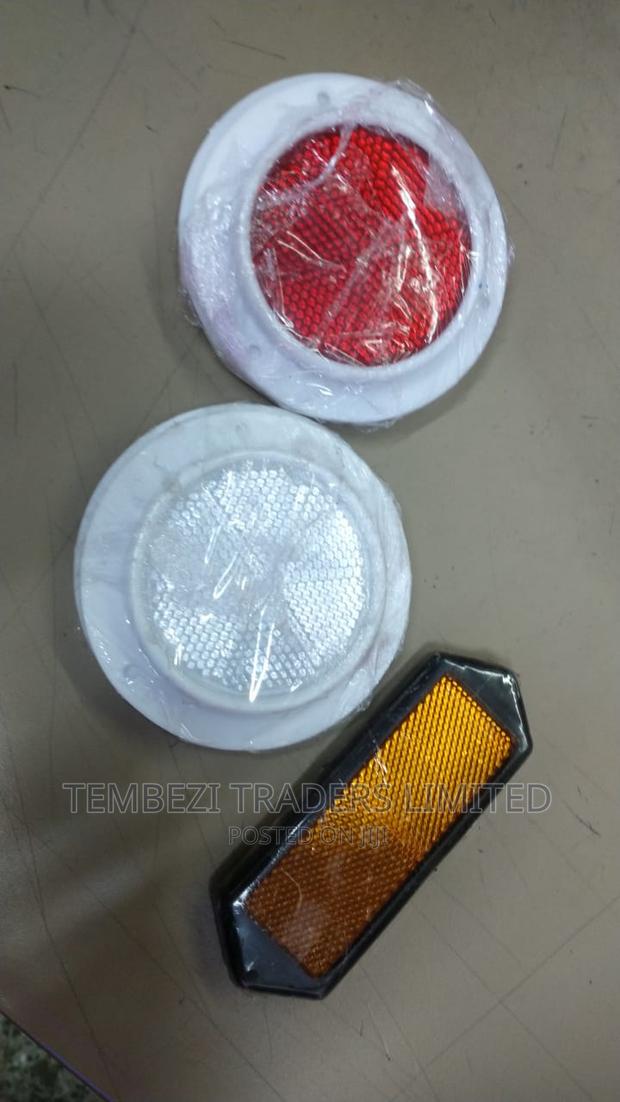 Round Plastic Reflectors/Amber Reflectors - main view