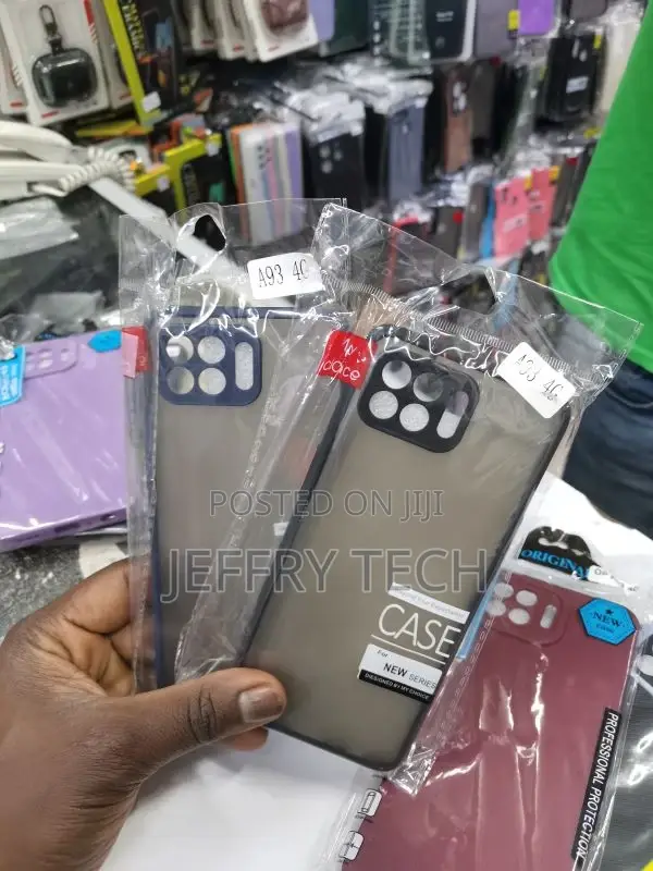 Back Cover for Oppo A93 Matte Finish Smoke Case