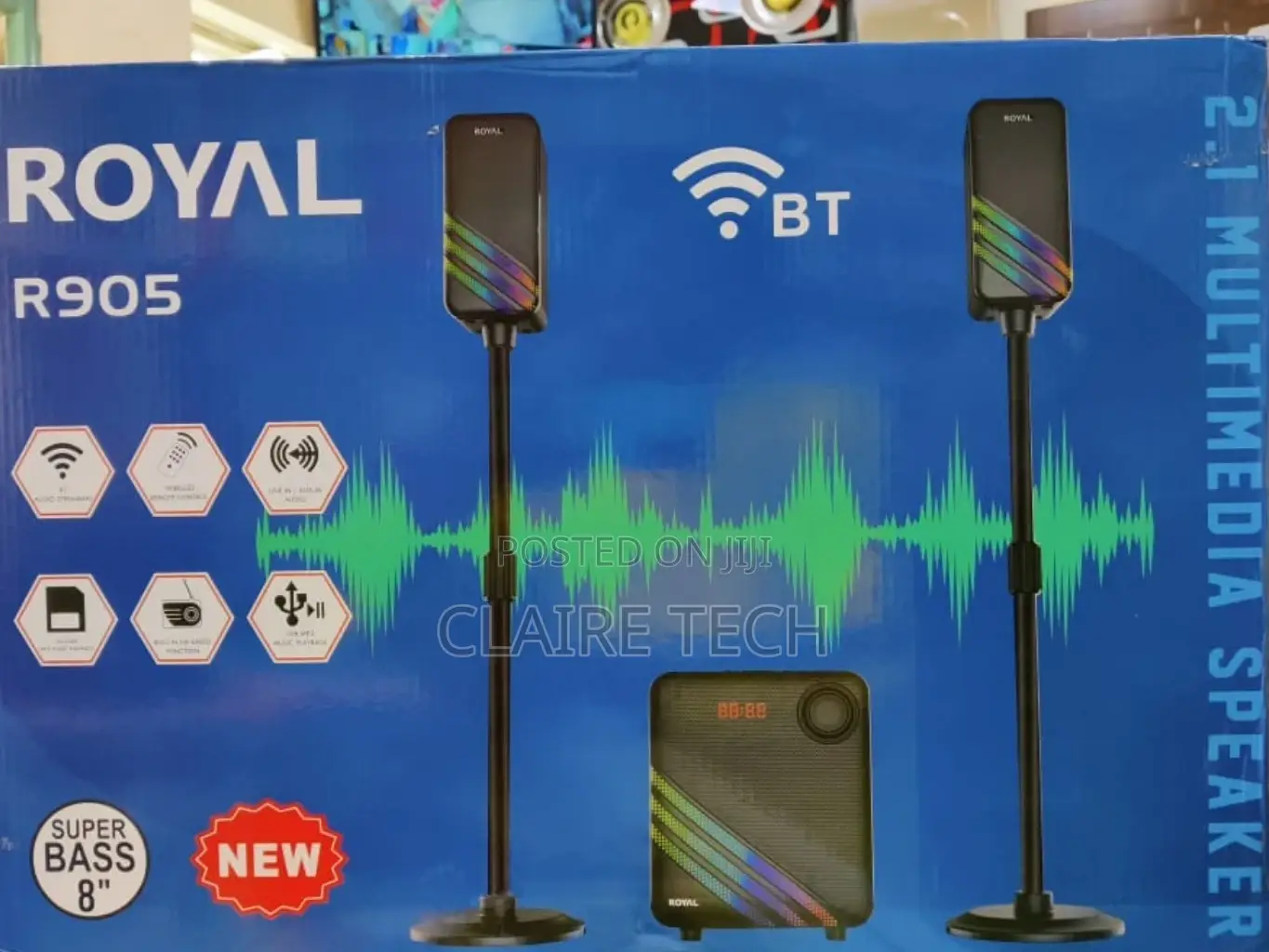 2.1 CH 905 Royal Woofer Tall Boy Multi Media System