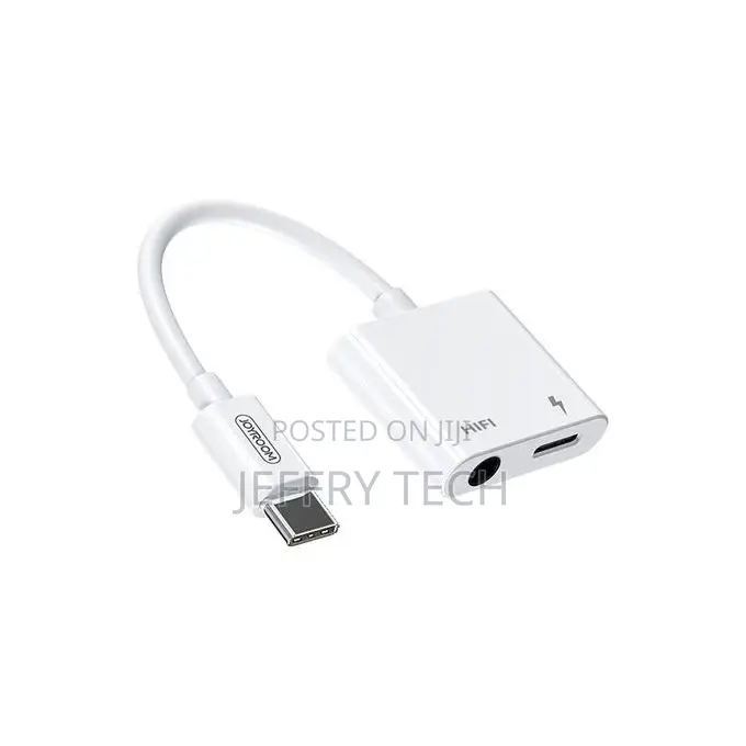 JOYROOM SH-C1 Type-C HIFI + PD Audio Converter - White