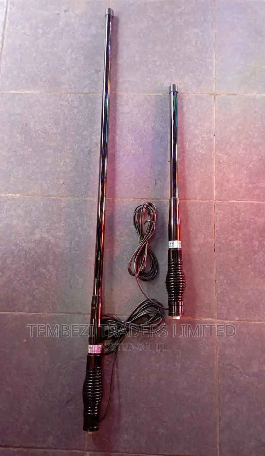 Heavy Duty Black Bullbar Antenna Aerial