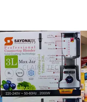 3 L Jug Sayona Commercial Blender 