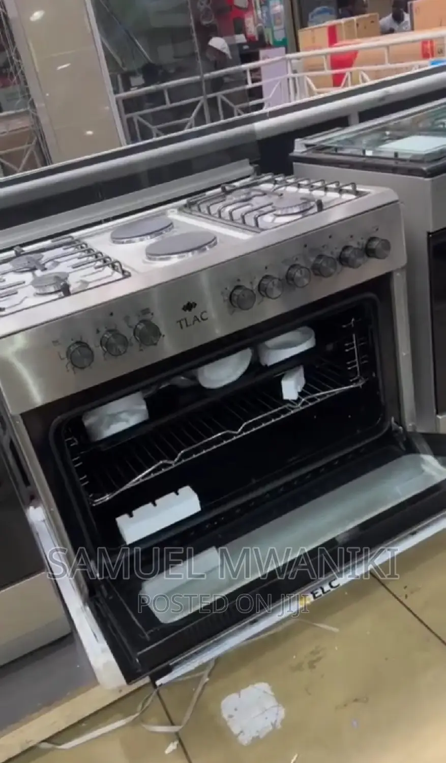 TLAC 6 Burner 4gas + 2electric Standing Cooker Electric Oven
