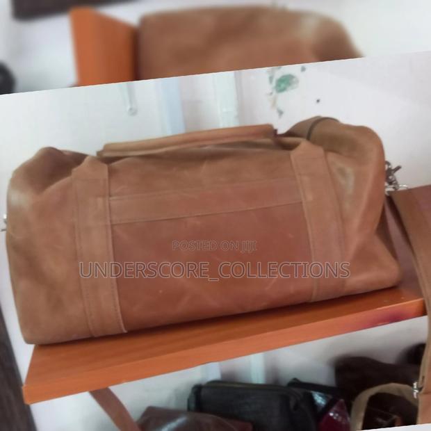 Executive Pure Leather Duffle Bag - thumbnail 4