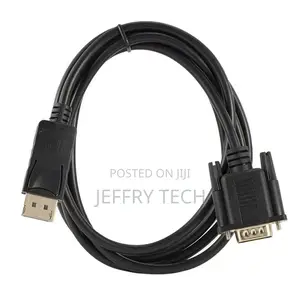 Displayport to Vga Converter Dp Male Cable Adapter 1080P Dis