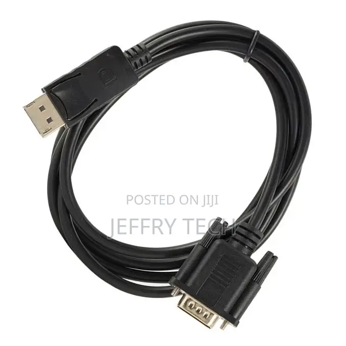 Displayport to Vga Converter Dp Male Cable Adapter 1080P Dis