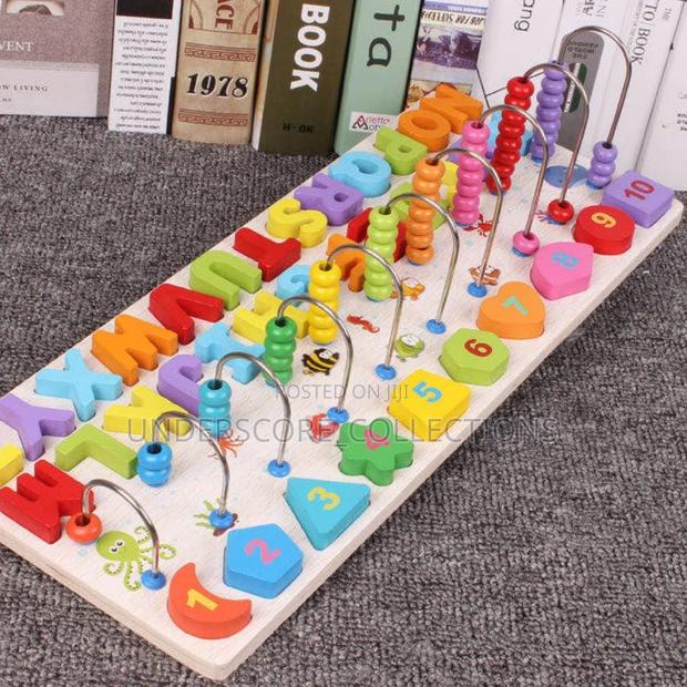 *Montessori Kids Learning Set* Wooden and Rubber Material