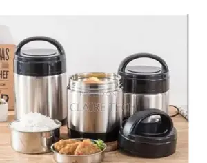 1400ml Hand Pan Food Flask 