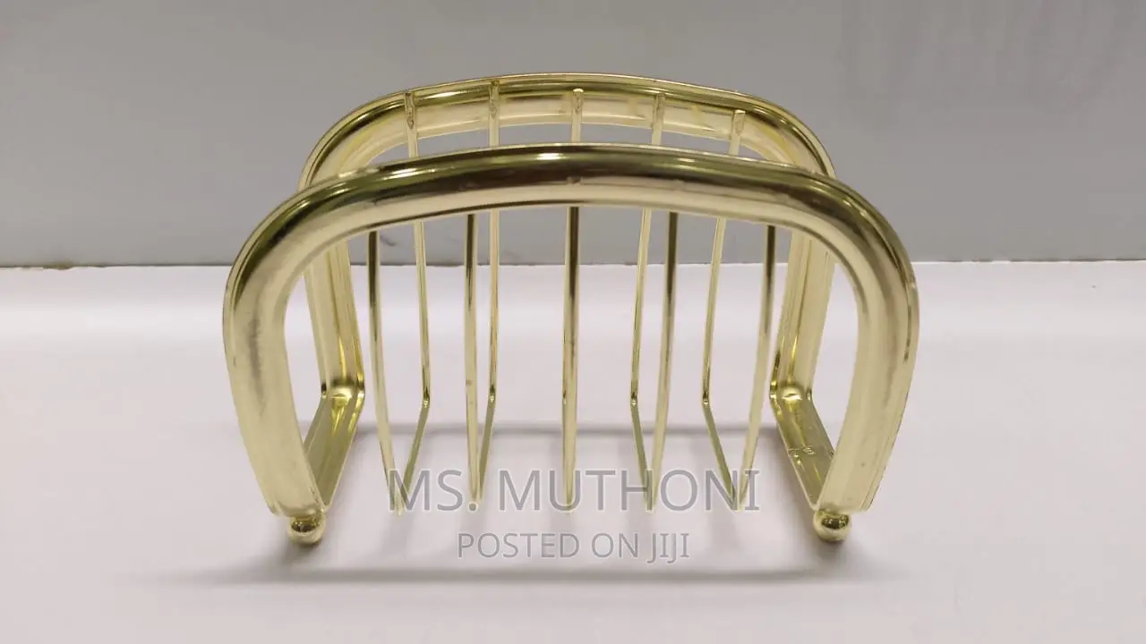 Thick Metallic Serviet Holder in Two Colours Gold and Black