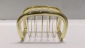 Thick Metallic Serviet Holder in Two Colours Gold and Black