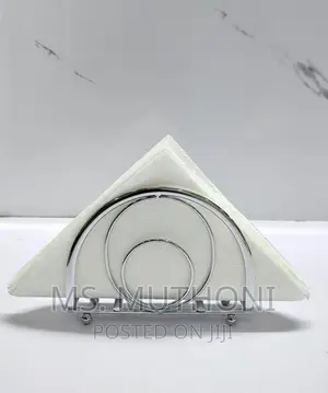 Hemisphere Shape Metallic Serviet Holder