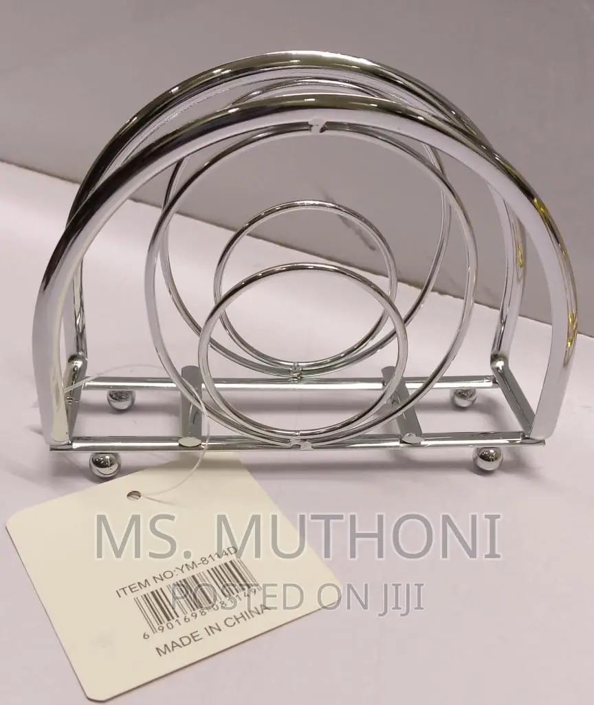 Hemisphere Shape Metallic Serviet Holder