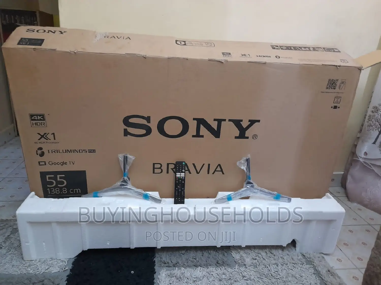 Sony Bravia 55" X80J Android 2022 Tv