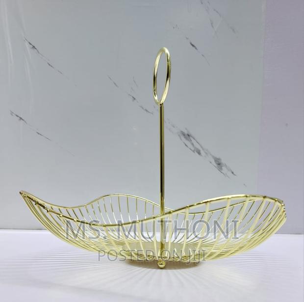 Detachable Metallic Mesh Fruits BASKET With Stand - thumbnail 4