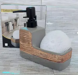 Rectangle Shape Ceramic Lotion /Soap Dispenser With Wash Pad