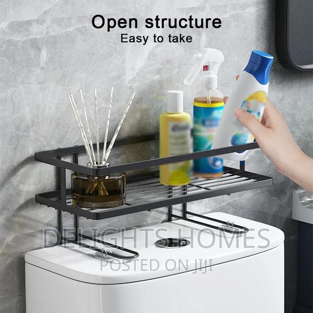 Single Layer Over the Toilet Rack/Shelf Bathroom