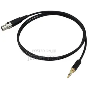 3.5mm Jack to 3pin Mini XLR Female for BM800 PC Headphone Mi