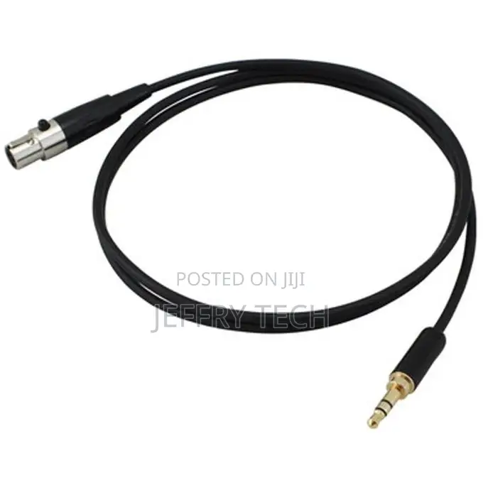 3.5mm Jack to 3pin Mini XLR Female for BM800 PC Headphone Mi