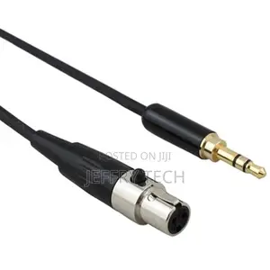 3.5mm Jack to 3pin Mini XLR Female for BM800 PC Headphone Mi