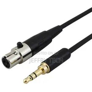 3.5mm Jack to 3pin Mini XLR Female for BM800 PC Headphone Mi