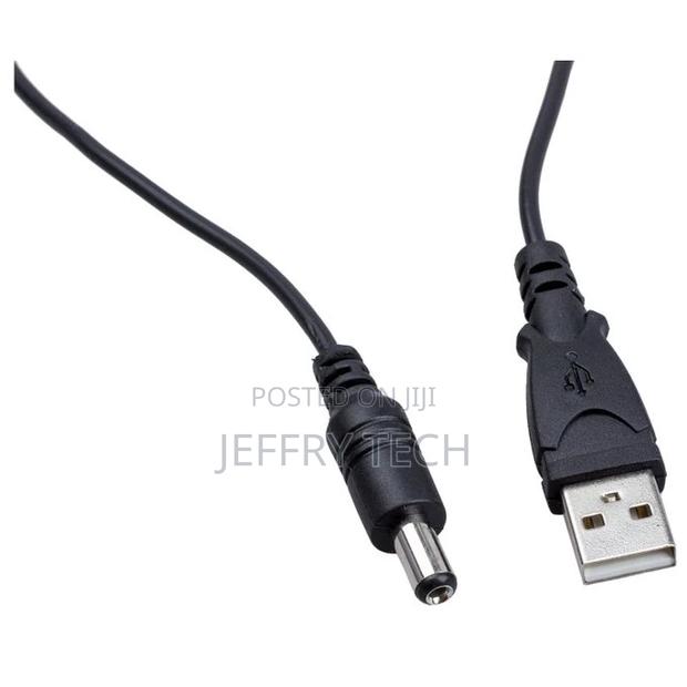 USB to 5.5mm / 2.1mm 5V DC Barrel Jack Power Cable - thumbnail 2