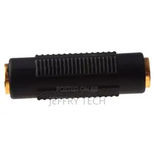 Gold Plated 3.5 Mm Stereo Coupler Female to Female Jack
