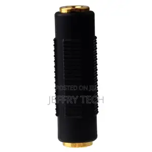 Gold Plated 3.5 Mm Stereo Coupler Female to Female Jack