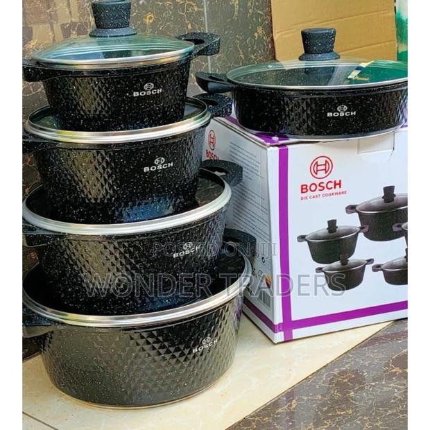 10 Piece New Bosch Granite Coated Cookware Set, - main view