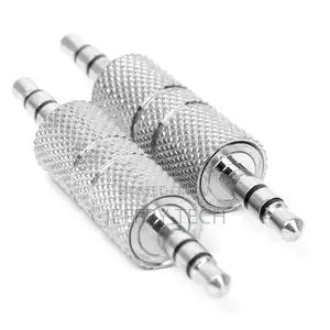 2pcs 3.5mm Stereo Male to 3.5mm Male Headphone Audio Adapter