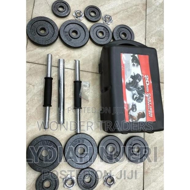 Chrome Dumbbell 20kg - main view