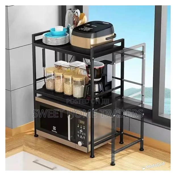 2 Tier Adjustable Microwave Stand or Organizer