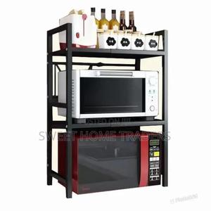 2 Tier Adjustable Microwave Organizer - thumbnail 2