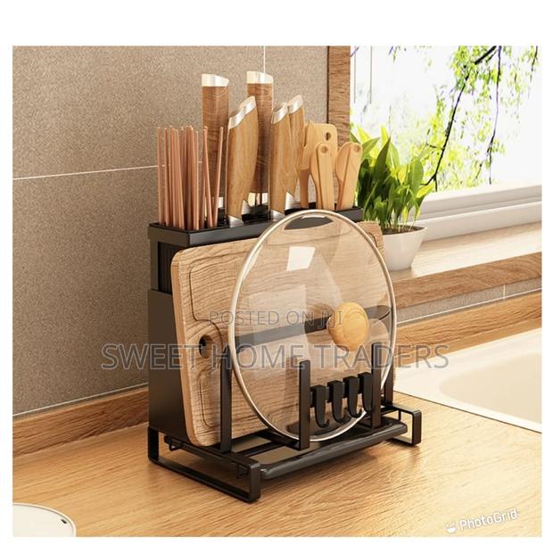 Knife Rack Wall Hanging Kitchen Chop Stick/Chopping Board - main view