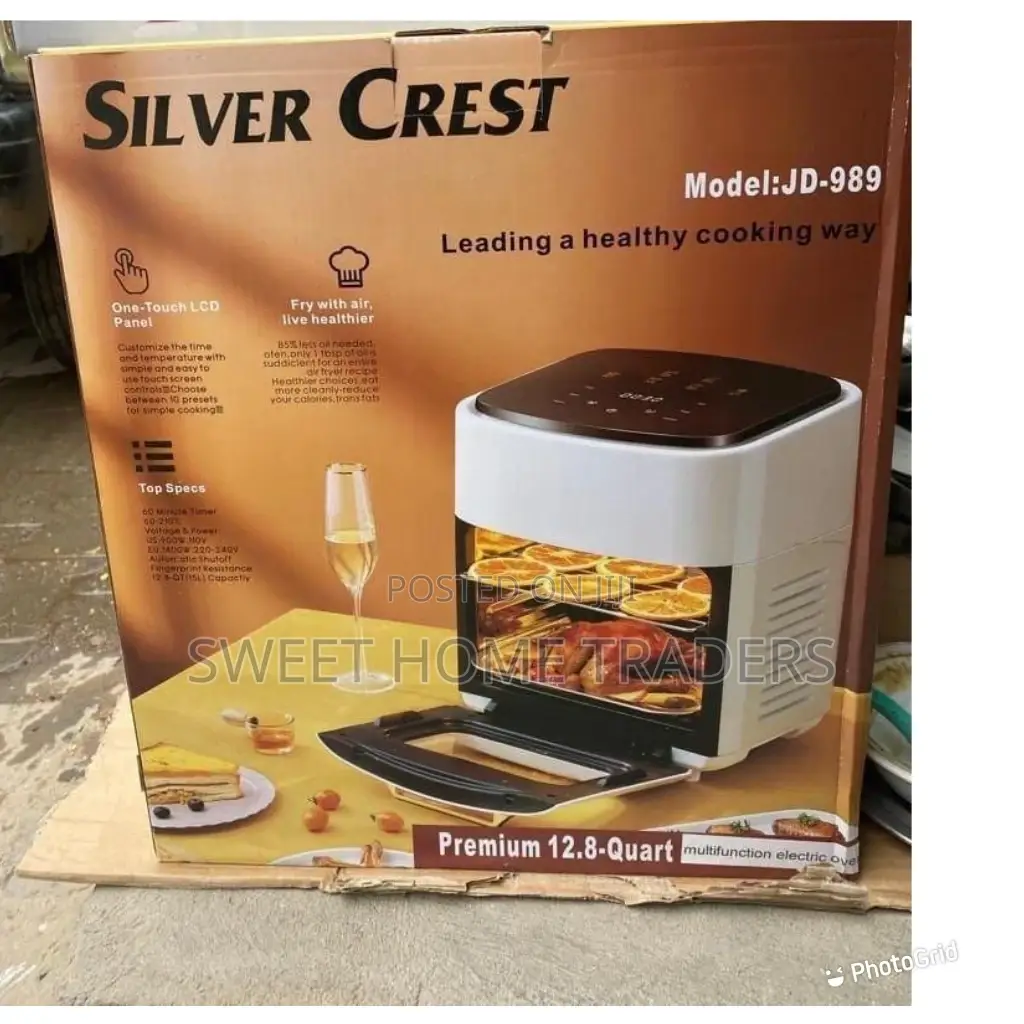 Silver Crest 15L Large Air Fryer Oven 2 in 1
