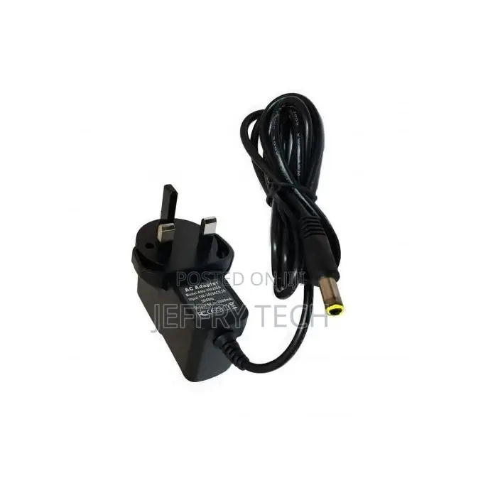Android Box Universal 3 Pin Charger Adapter 5V 2A - Black