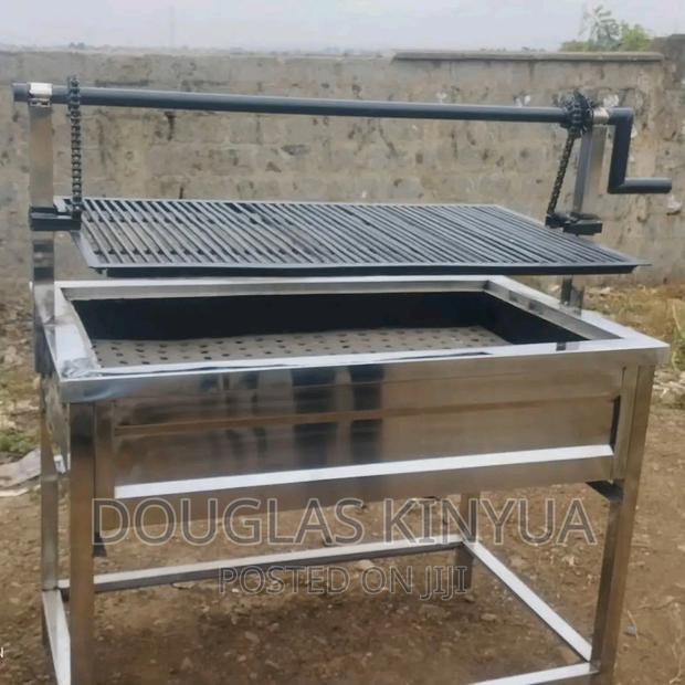 Stainless Steel Commercial Choma Grill:: - main view