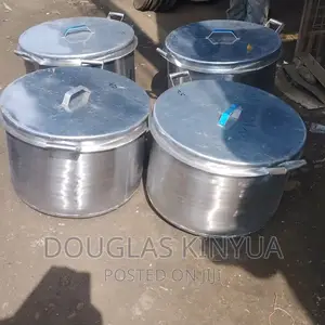 Stainless Steel Sufuria 50ltrs