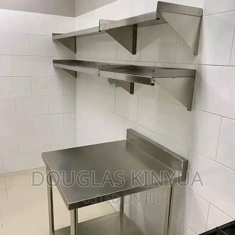 Stainless Steel Shelves.
