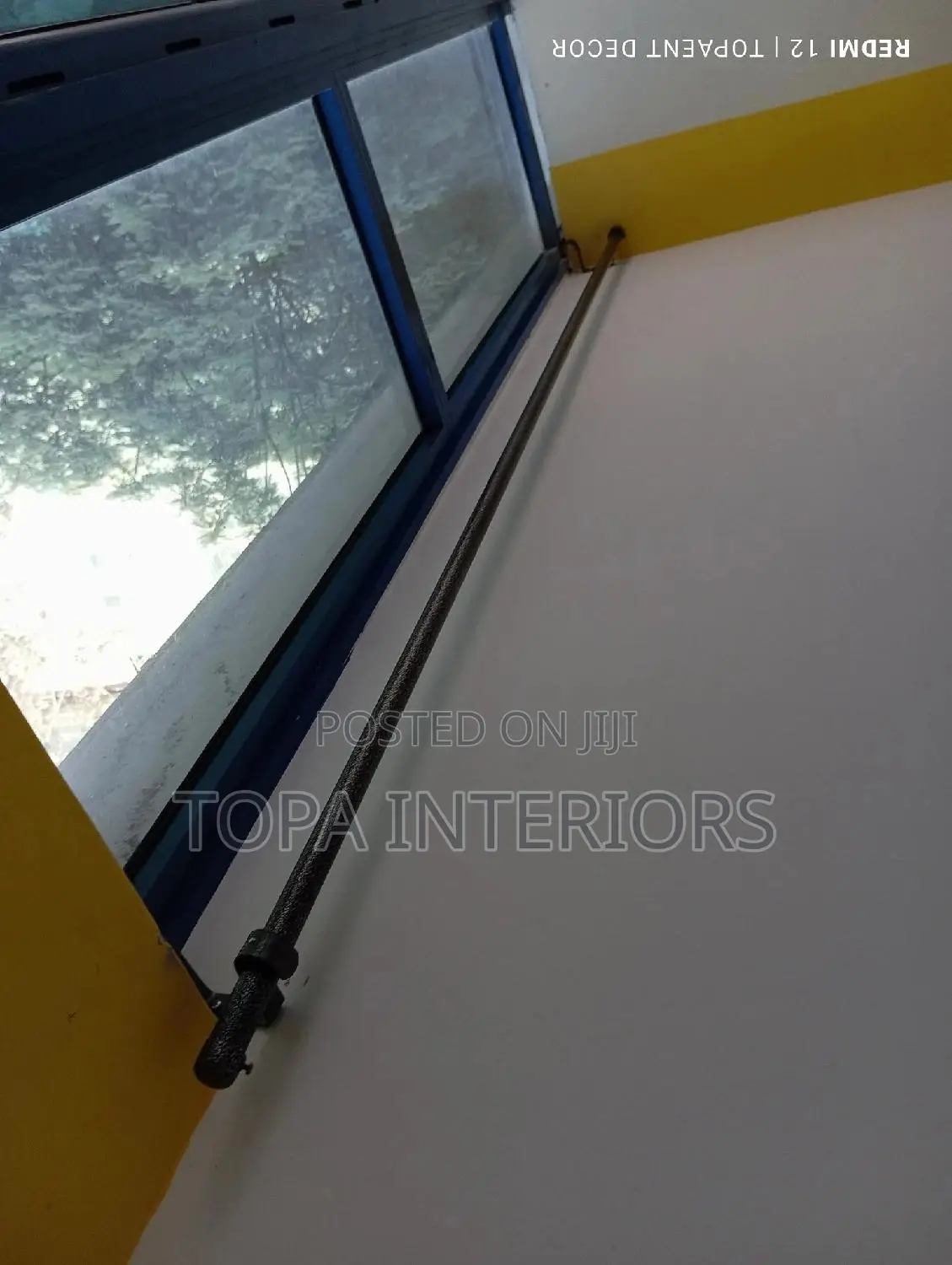 Single Track Jua Kali Curtain Rods Per Metre
