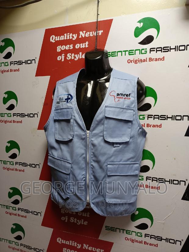 Sky Blue Half Jackets, Safari Jackets - thumbnail 4