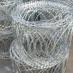 Galvanized Flat Trap Sharp Razor Wire