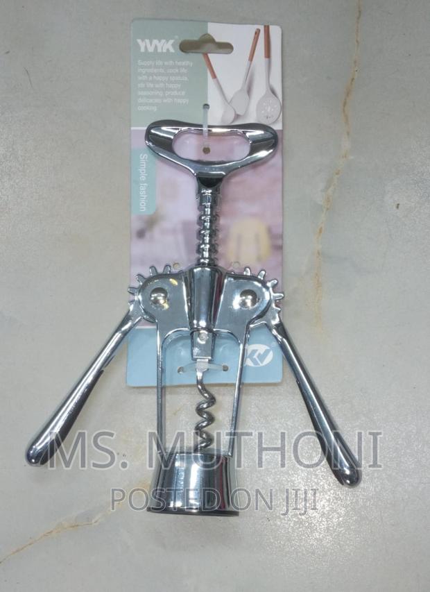 Stainless Steel Metal Wine Corkscrew Bottle Beer Cap Opener