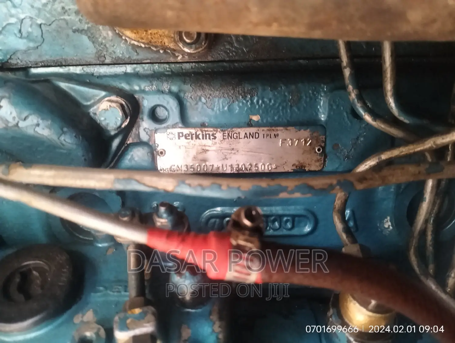 27kva Perkins Generator, Ex Uk