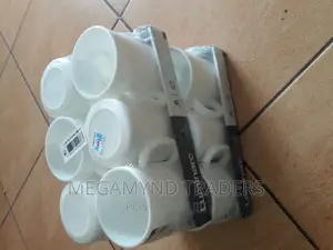6pc Luminarc Mugs/6pc Luminarc Cups/White Plain Luminar Mug
