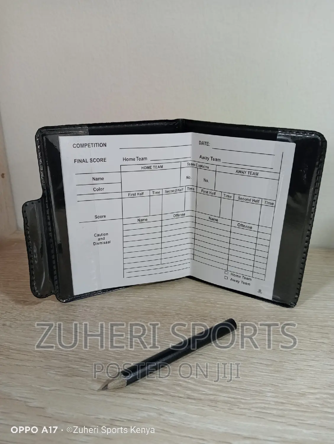 Referee Cards Official FIFA Booking Cards and Offence Sheet