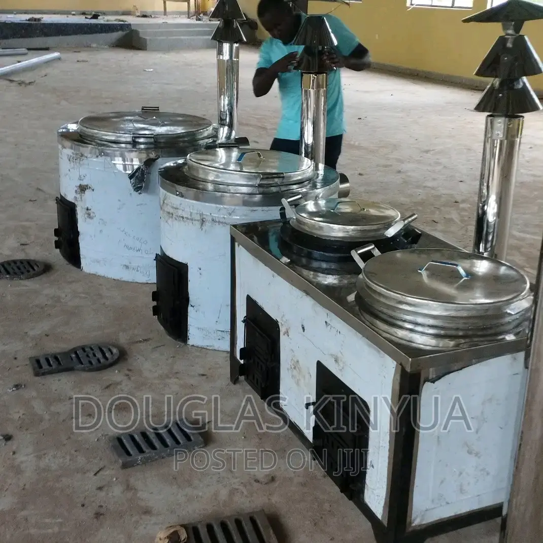 Double 100ltrs Energy Saving Jiko Stainless Steel.