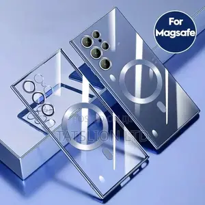 For Samsung Galaxy S24 S 24 Ultra Plus Magsafe Plating Clear
