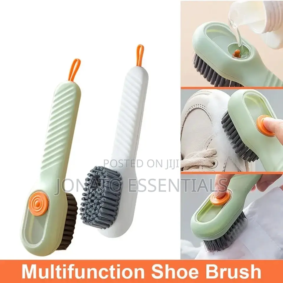 Multifunctional Cleaning Brush With Liquid Soap Dispenser