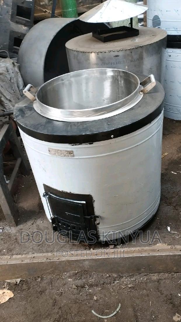 School Boiler Stainless Steel 50ltrs Energy Saving Jiko.